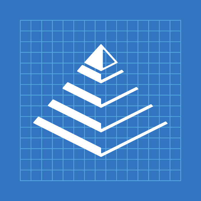 Original Agilist Pyramid product blueprint symbol